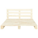 palleseng massivt fyrretræ 180 x 200 cm