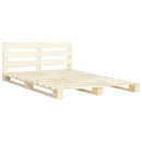 Pallesengestel massivt fyrretræ 200 x 200 cm