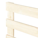 Pallesengestel massivt fyrretræ 200 x 200 cm
