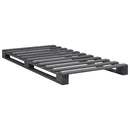 Pallesengestel massivt fyrretræ 100 x 200 cm grå