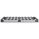 Pallesengestel massivt fyrretræ 100 x 200 cm grå