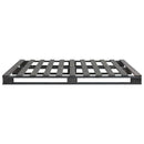 Pallesengestel massivt fyrretræ 200 x 200 cm grå