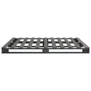 Pallesengestel massivt fyrretræ 200 x 200 cm grå