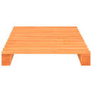 palleseng massivt fyrretræ 100 x 200 cm brun