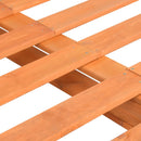 palleseng massivt fyrretræ 120 x 200 cm brun