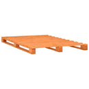 pallesengestel 140x200 cm massivt fyrretræ brun