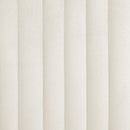 spisebordsstole 4 stk. velour cremefarvet
