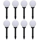 udendørslamper 8 stk. LED 15 cm med jordspyd