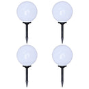 udendørslamper 4 stk. LED 30 cm med jordspyd
