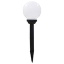 soldrevne udendørslamper LED 8 stk. 15 cm runde RGB