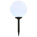 soldrevne udendørslamper LED 4 stk. 30 cm rund RGB