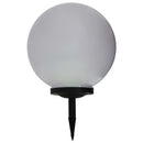 soldrevne udendørslamper LED 2 stk. 40 cm rund RGB
