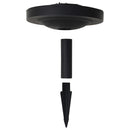 soldrevne udendørslamper LED 2 stk. 40 cm rund RGB