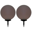 soldrevne udendørslamper LED 2 stk. 50 cm rund RGB