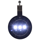 soldrevne udendørslamper LED 12 stk. 12 cm rund hvid