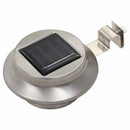 soldrevne udendørslamper LED 12 stk. 12 cm rund hvid