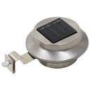 soldrevne udendørslamper LED 12 stk. 12 cm rund hvid