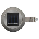 soldrevne udendørslamper LED 12 stk. 12 cm rund hvid