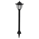 soldrevne udendørslamper LED 6 stk. sort