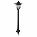soldrevne udendørslamper LED 6 stk. sort
