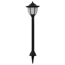 soldrevne udendørslamper LED 6 stk. sort