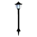 soldrevne udendørslamper LED 6 stk. sort