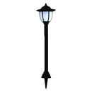 soldrevne udendørslamper LED 6 stk. sort