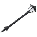 soldrevne udendørslamper LED 6 stk. sort