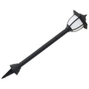 soldrevne udendørslamper LED 6 stk. sort