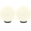 LED-kuglelamper 4 stk. kugleformet 20 cm PMMA