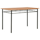 spisebord 120 x 70 x 75 cm MDF brun