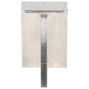 aviator-skrivebord 112 x 50 x 76 cm metal sølvfarvet