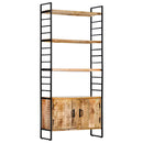 bogreol i 4 niveauer 80 x 30 x 180 cm ru mangotræ