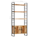 bogreol i 4 niveauer 80 x 30 x 180 cm ru mangotræ