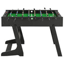 foldbart bordfodboldbord 121 x 61 x 80 cm sort