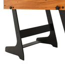 foldbart bordfodboldbord 121 x 61 x 80 cm lysebrun