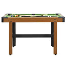 billardbord 122 x 61 x 76 cm brun