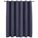 mørklægningsgardin med metalringe 290 x 245 cm antracitgrå