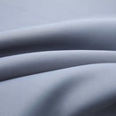 mørklægningsgardiner 2 stk. med metalringe 140 x 225 cm grå