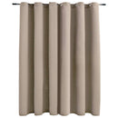 mørklægningsgardin med metalringe 290 x 245 cm beige