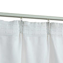 mørklægningsgardiner med kroge 2 stk. 140 x 225 cm råhvid