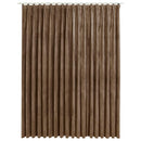 mørklægningsgardin med kroge 290 x 245 cm fløjl beige