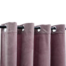 mørklægningsgardiner 2 stk. ringe 140 x 245 cm fløjl antik rosa