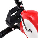 motionscykel med bæltemodstand rød