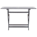 foldbart havebord 120x70x75 cm massivt akacietræ