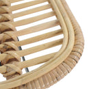 barstole 2 stk. rattan naturfarvet