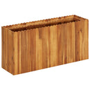 hævet plantekasse 100x30x50 cm massivt akacietræ