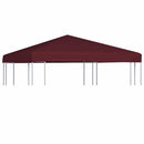 pavillontopdække 310 g/m² 3 x 3 m bordeauxfarvet