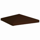 pavillontopdække 310 g/m² 3 x 3 m brun