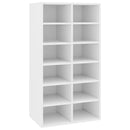 skoreol 54x34x100,5 cm konstrueret træ hvid